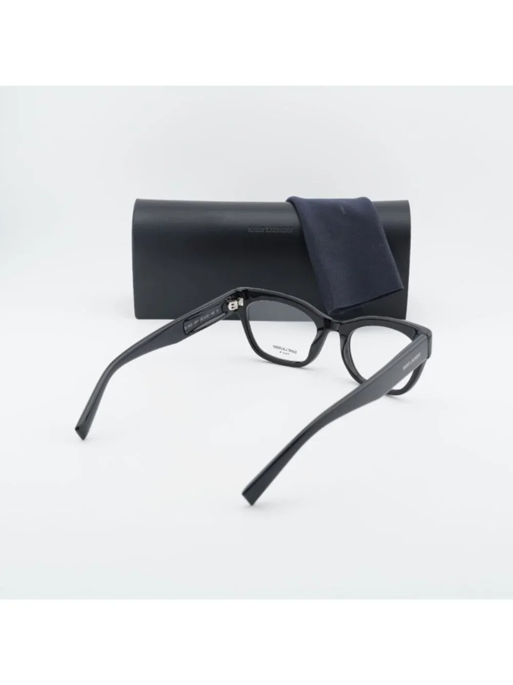 Saint Laurent SL643 001 Eyeglasses Black 52mm Cat Eye Frame